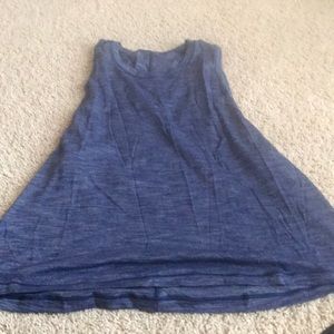 Lululemon blue muscle tank size 10